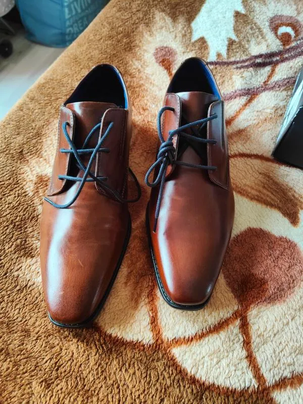 Pantofi Bugatti EU 43 | Cărămiziu, Piele naturală - Image 5