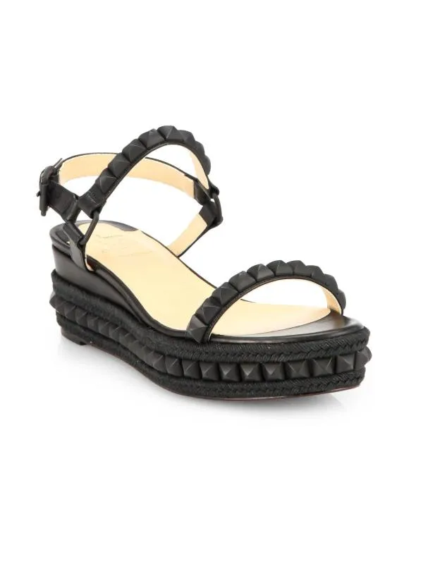 Espadrile Christian Louboutin EU 41 | Negru, Piele naturală