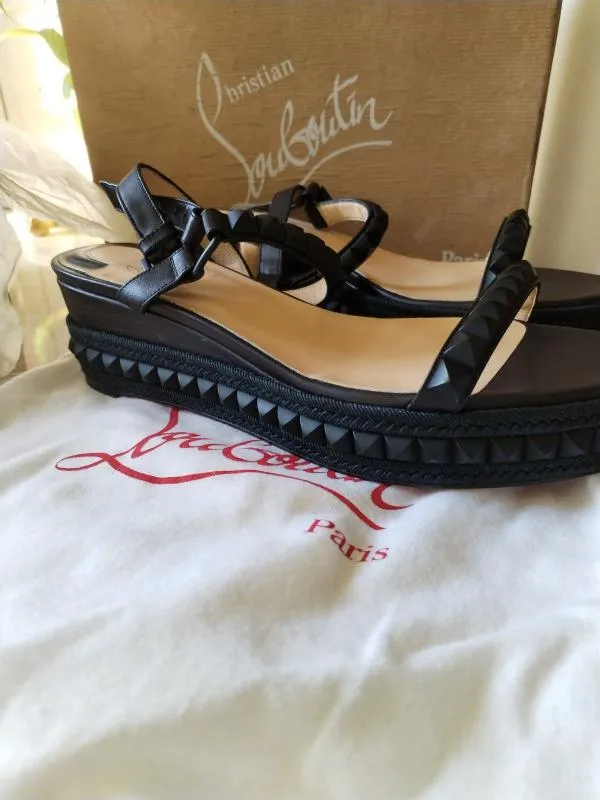 Espadrile Christian Louboutin EU 41 | Negru, Piele naturală - Image 4