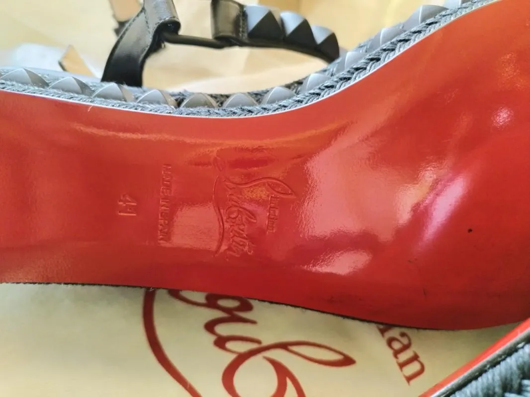 Espadrile Christian Louboutin EU 41 | Negru, Piele naturală - Image 5