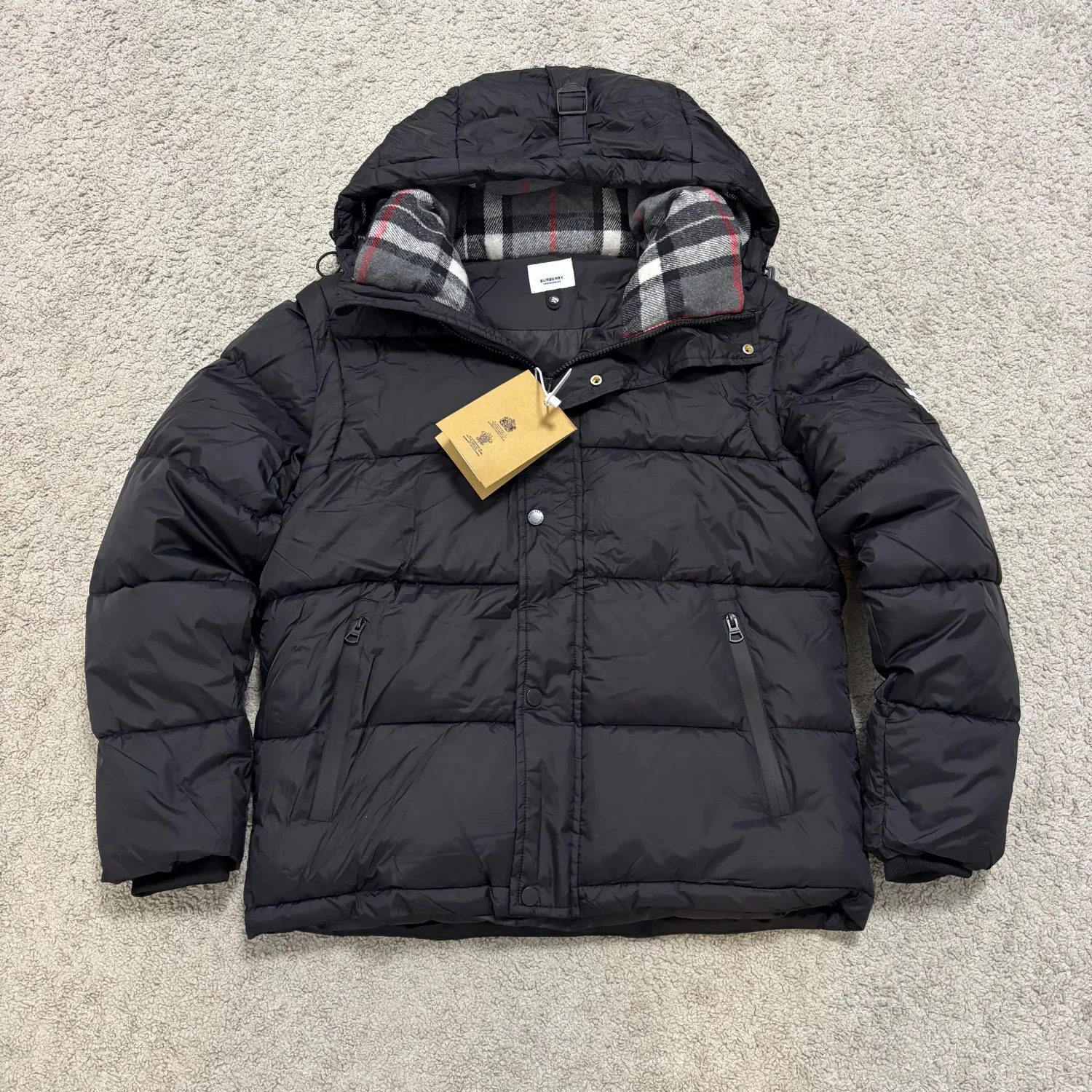 Geacă puffer Burberry M | Negru