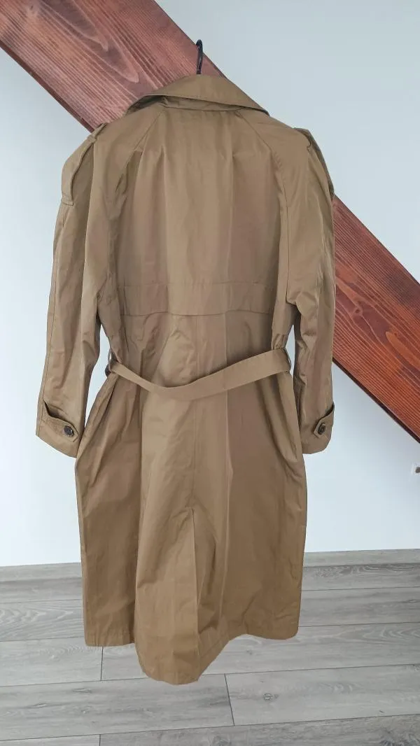 Trenci Pull&Bear EU 42 | Caramel, Fără glugă - Image 3