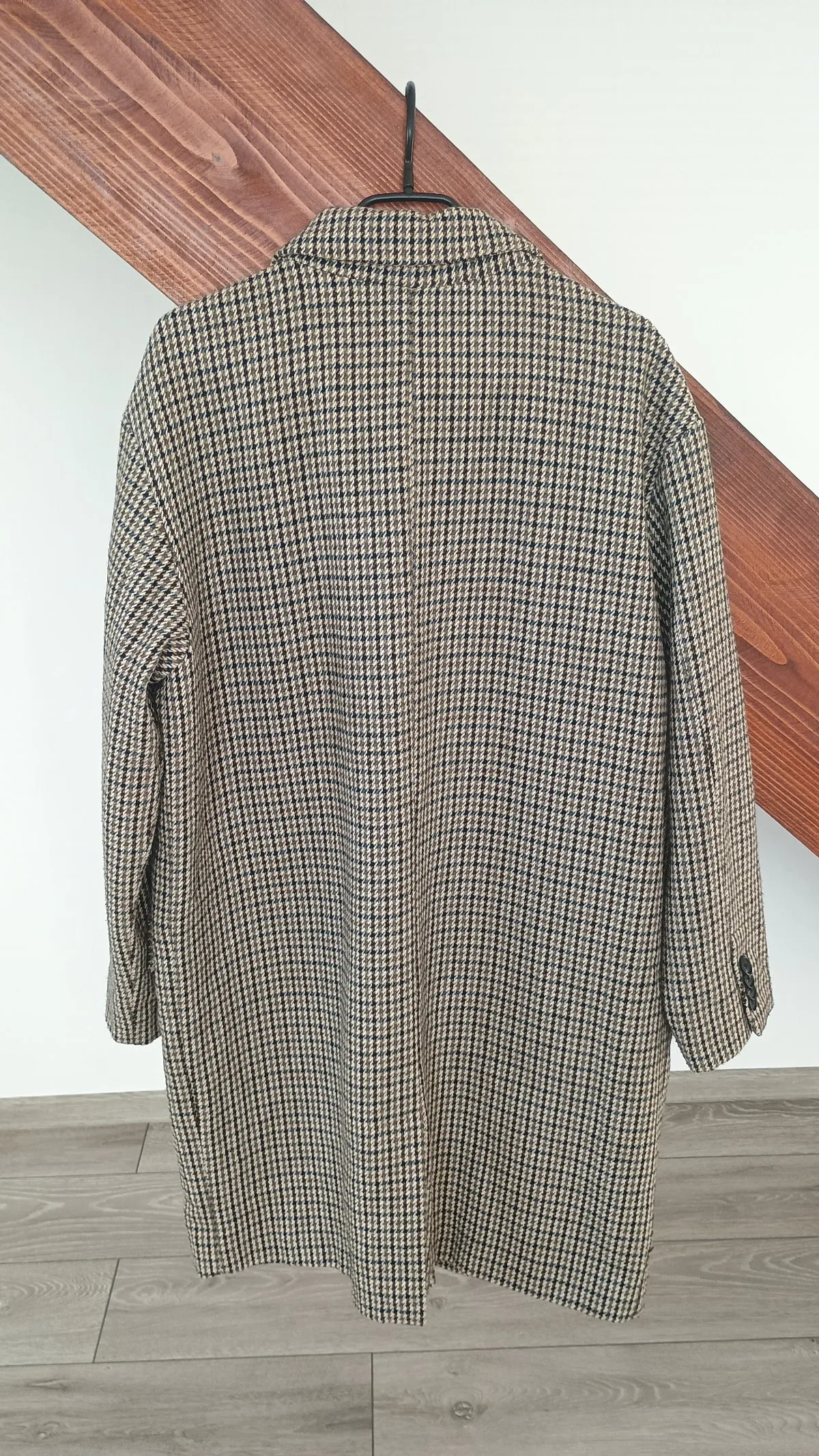 Palton lung Pull&Bear M | Bej, Fără glugă - Image 3