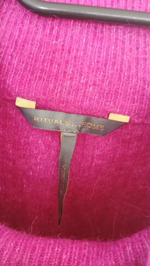 Pulover Rituals EU 36 | Fuchsia, Normal, Mânecă lungă, Regular fit - Image 3