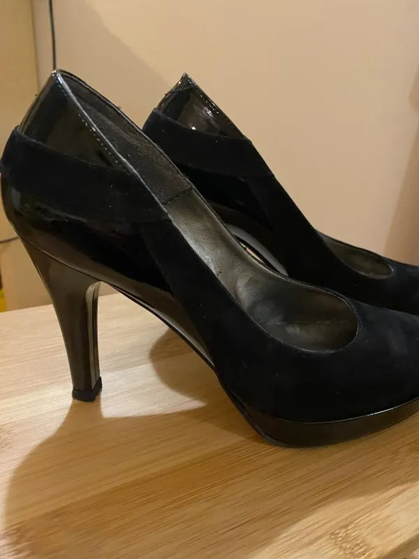 Pantofi cu toc înalt Conelli EU 36 | Negru, Piele naturală - Image 2