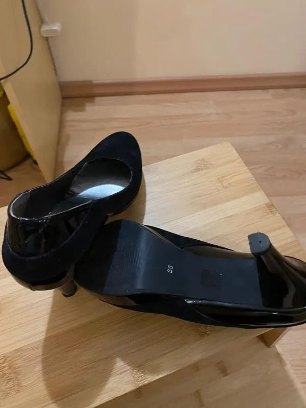 Pantofi cu toc înalt Conelli EU 36 | Negru, Piele naturală - Image 4