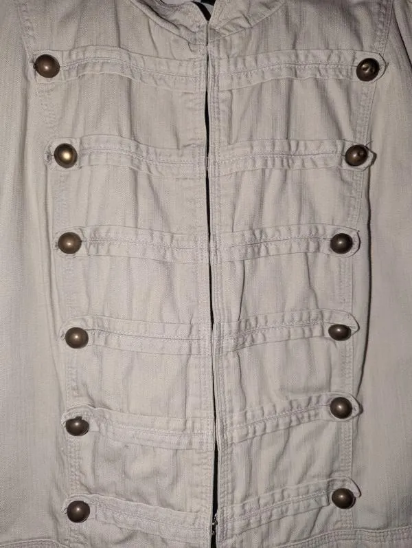 Geacă Lindex EU 40 | Bej, Denim - Image 3
