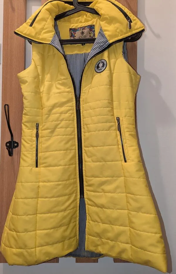 Vestă CATO EU 38 | Galben, Sintetic - Image 2