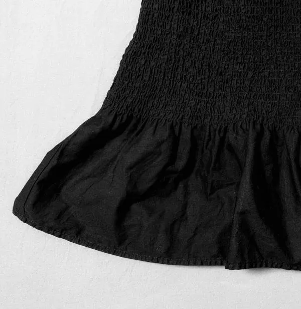 Fustă H&M S-M | Negru, Mini, Bumbac - Image 4