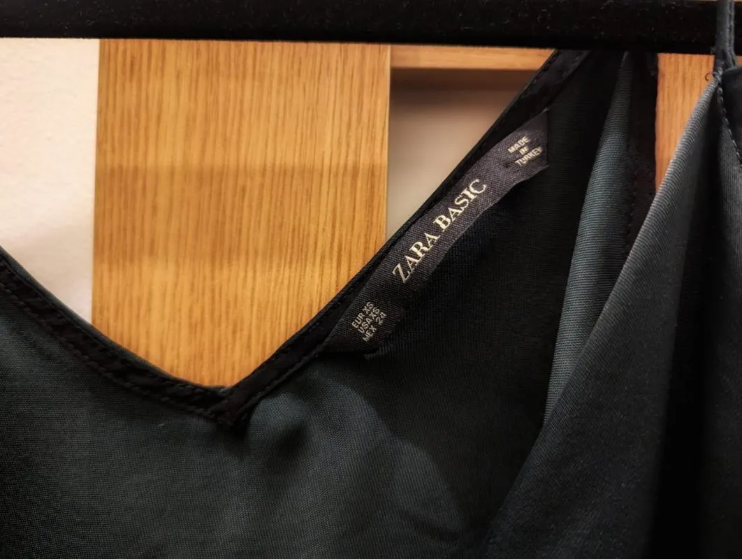 Maiou Zara XS | Verde, Normal, Bretele subțiri, Design petrecut - Image 4