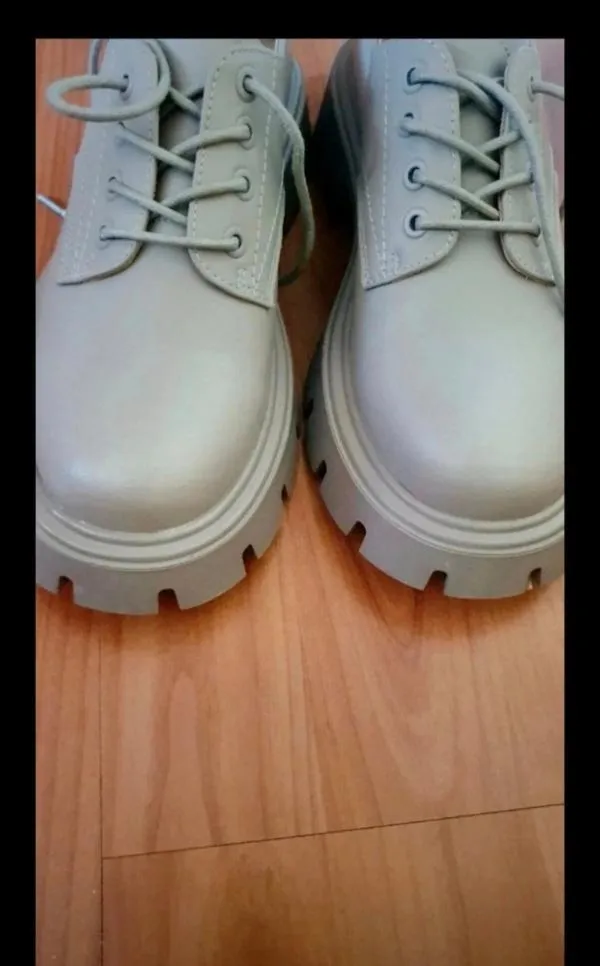 Pantofi track Luca Di Gioia EU 37 | Gri, Monocrom, Piele naturală