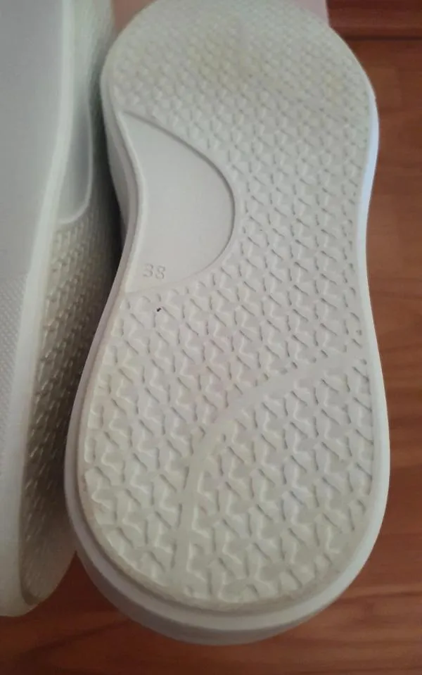 Sneakers K. Cobler EU 38 | Alb, Monocrom, Piele naturală - Image 5