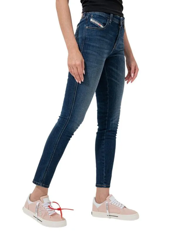 Blugi Diesel EU 36 | Albastru, Lungi, Talie medie, Skinny fit, Denim