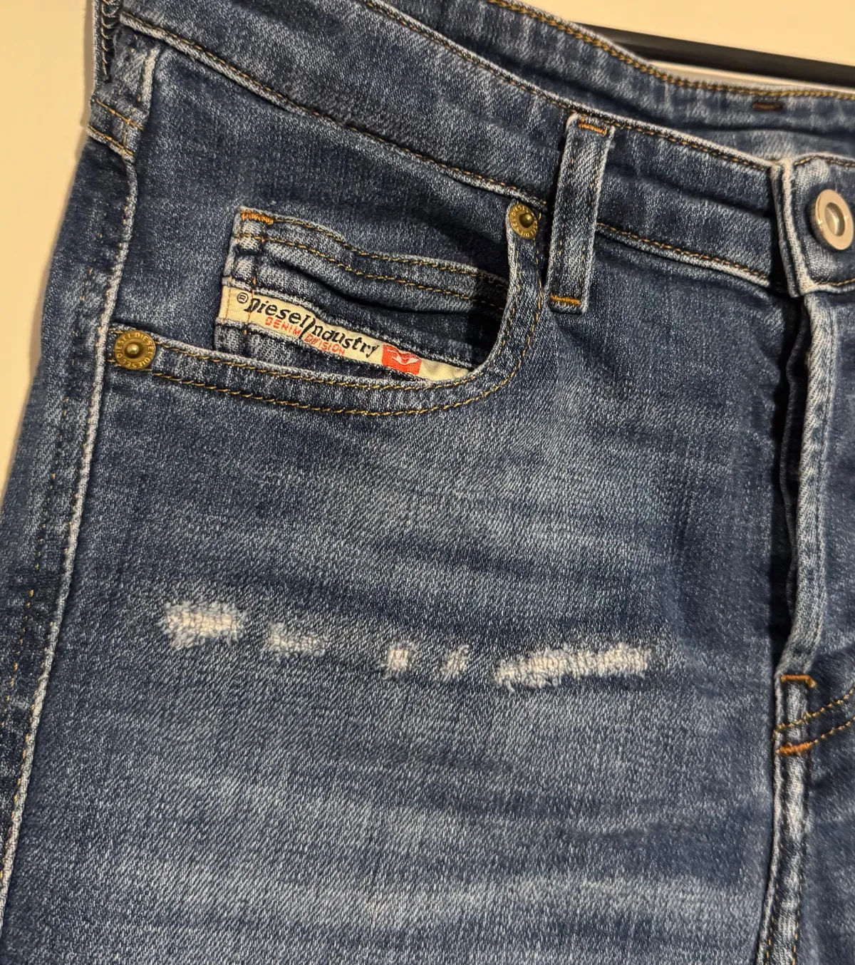 Blugi Diesel EU 36 | Albastru, Lungi, Talie medie, Skinny fit, Denim - Image 7