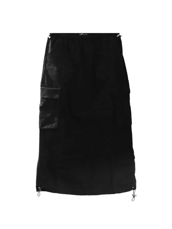 Fustă din denim FB Sister M | Negru, Maxi, Denim