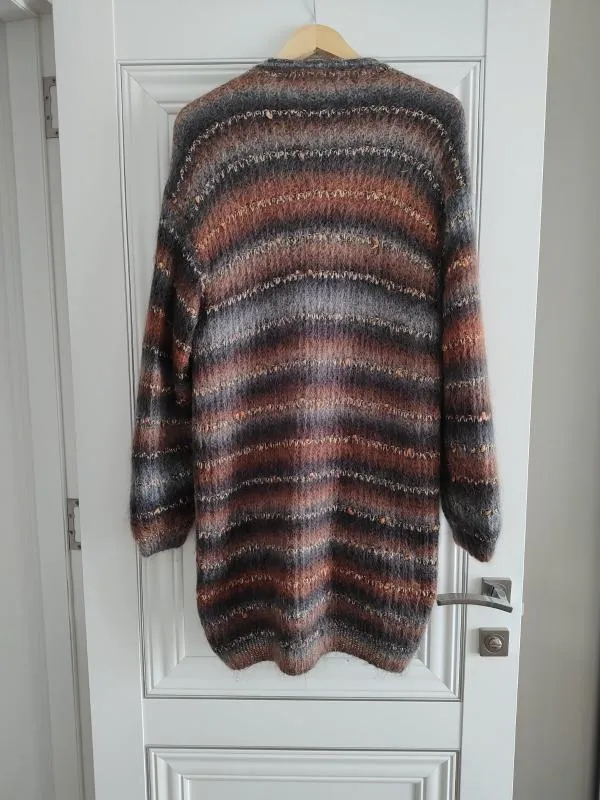 Cardigan EU 42 | Multicolor, Mânecă lungă, Lână - Image 4