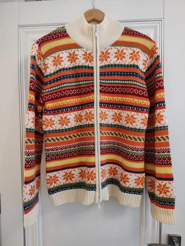 Cardigan TCM EU 40 | Multicolor, Fără mâneci, Lână - Image 4