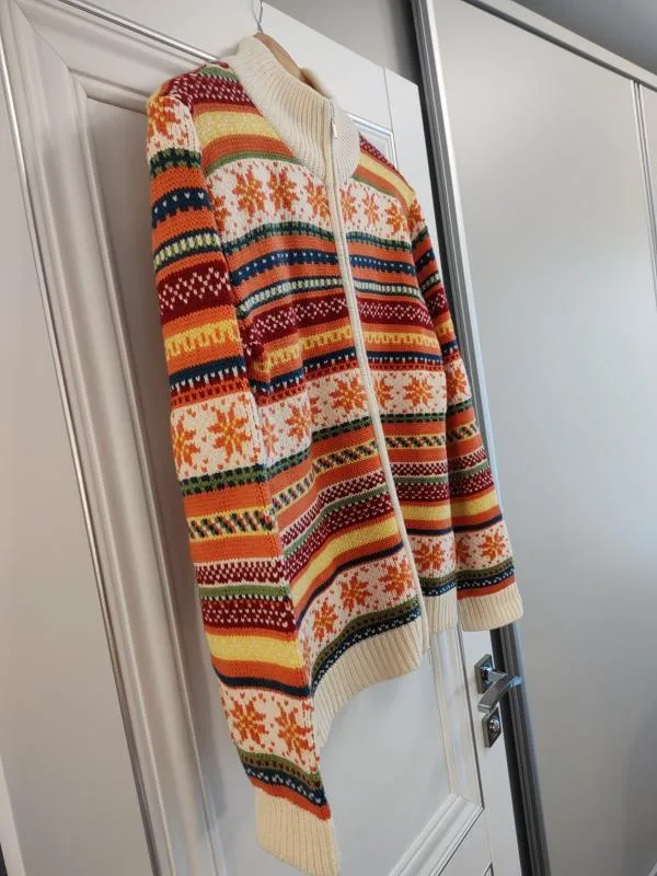 Cardigan TCM EU 40 | Multicolor, Fără mâneci, Lână - Image 5