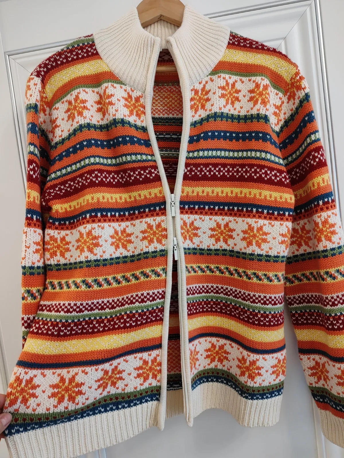 Cardigan TCM EU 40 | Multicolor, Fără mâneci, Lână - Image 7