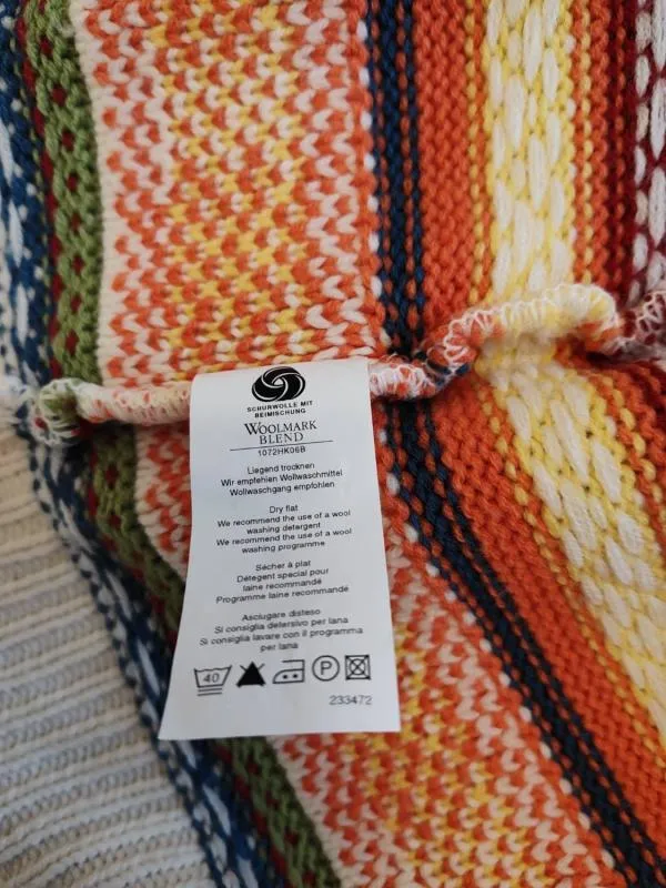 Cardigan TCM EU 40 | Multicolor, Fără mâneci, Lână - Image 12