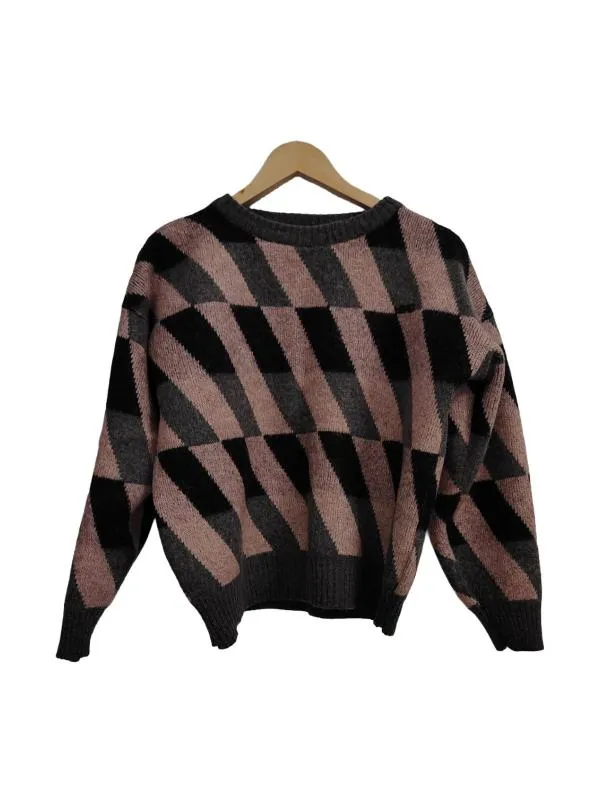 Pulover Head EU 40 | Multicolor, Normal, Fără mâneci, Regular fit, Abstract & Color Block, Lână