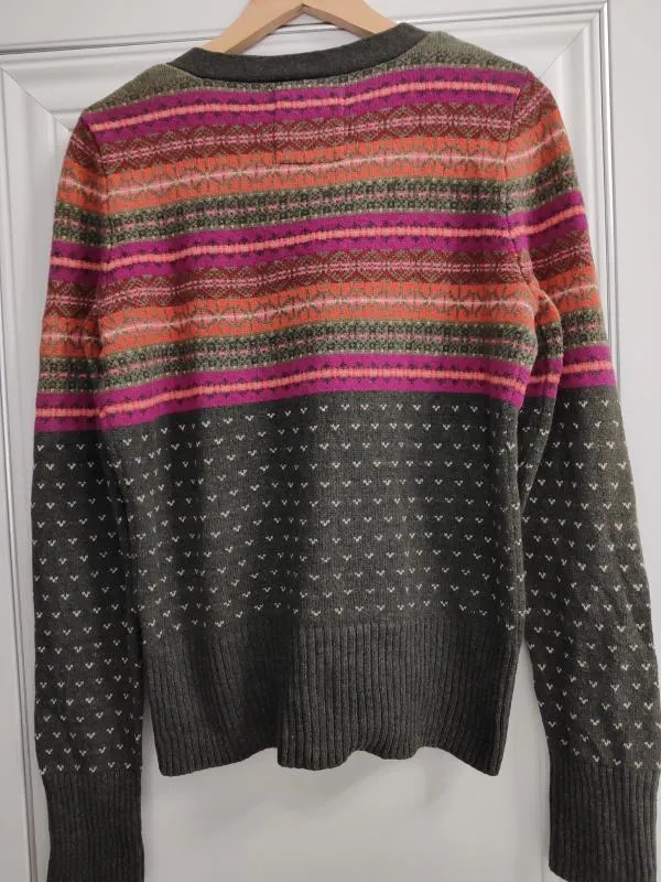 Cardigan H&M EU 40 | Khaki, Mânecă lungă, Bumbac - Image 4