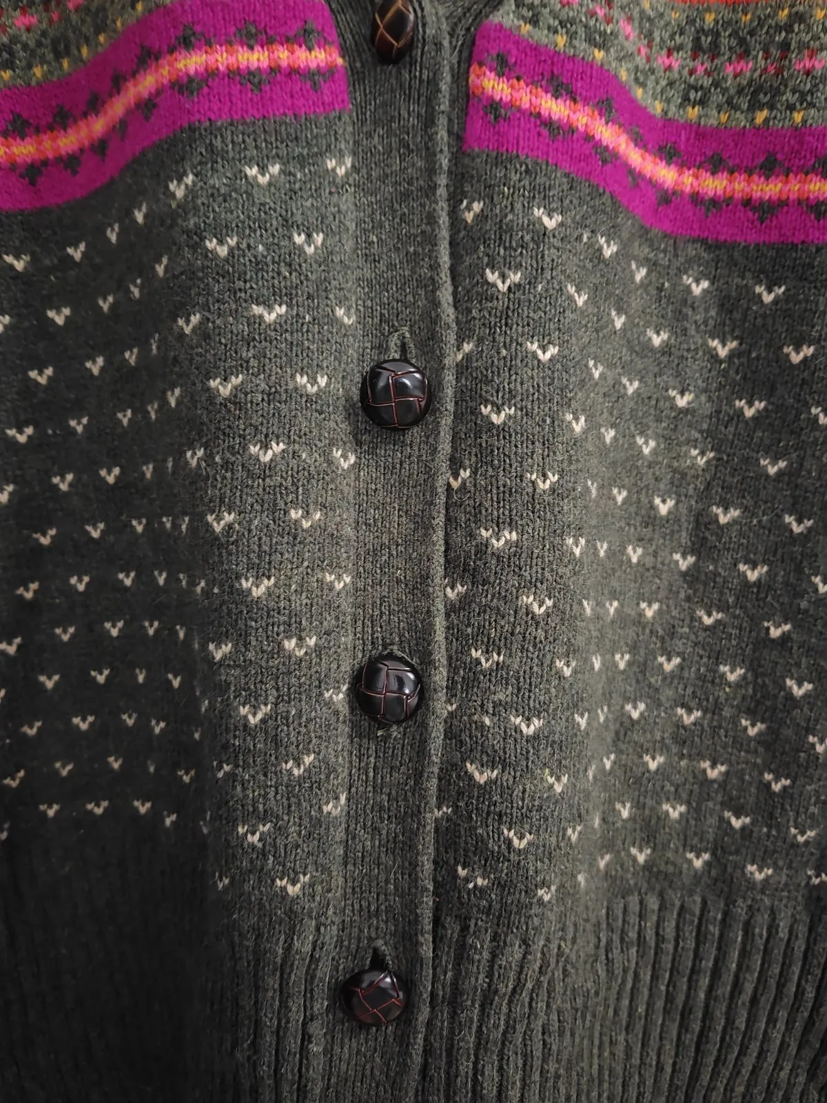 Cardigan H&M EU 40 | Khaki, Mânecă lungă, Bumbac - Image 5