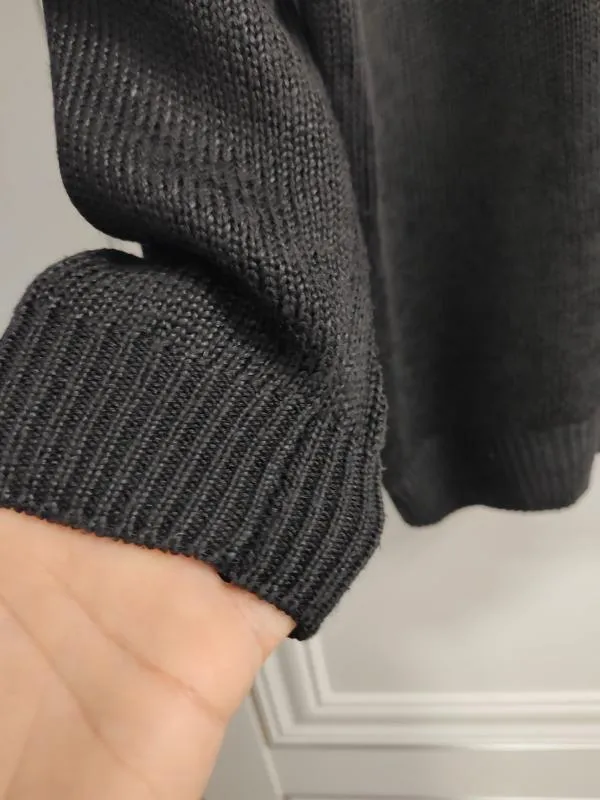 Pulover Carthago EU 40 | Negru, Normal, Mânecă lungă, Regular fit, Paiete, Bumbac - Image 8