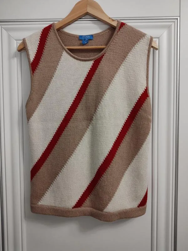 Vestă Escada EU 40 | Bej, Fără mâneci, Lână - Image 2