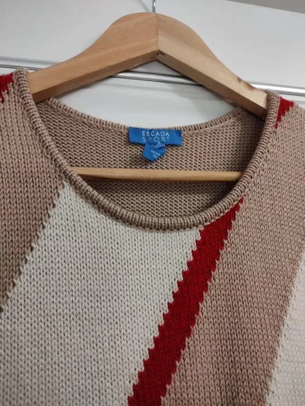 Vestă Escada EU 40 | Bej, Fără mâneci, Lână - Image 4