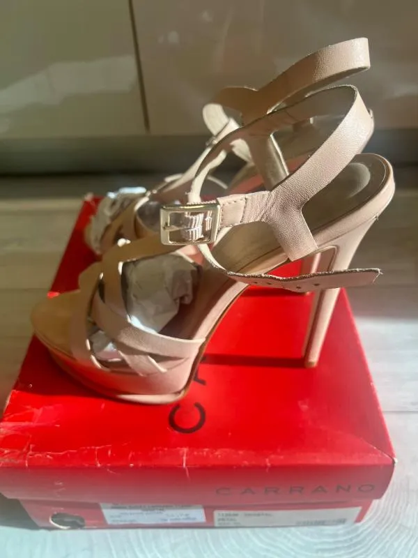 Pantofi cu toc înalt Carrano EU 40 | Roz, Piele naturală - Image 2