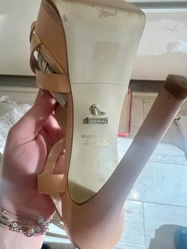 Pantofi cu toc înalt Carrano EU 40 | Roz, Piele naturală - Image 9