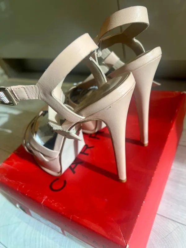 Pantofi cu toc înalt Carrano EU 40 | Roz, Piele naturală - Image 3