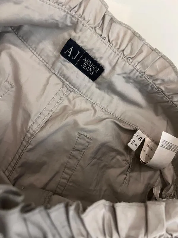 Fustă A-line Armani Jeans M | Gri, Mini, Lungă fit, Paiete, Bumbac - Image 12