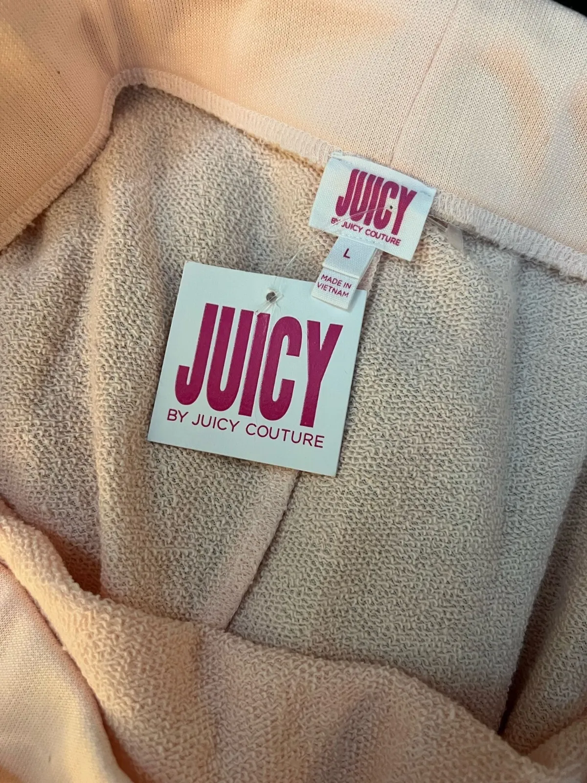 Fustă stil sport Juicy Couture L | Roz, Midi, Talie înaltă, Dungi, Bumbac - Image 7