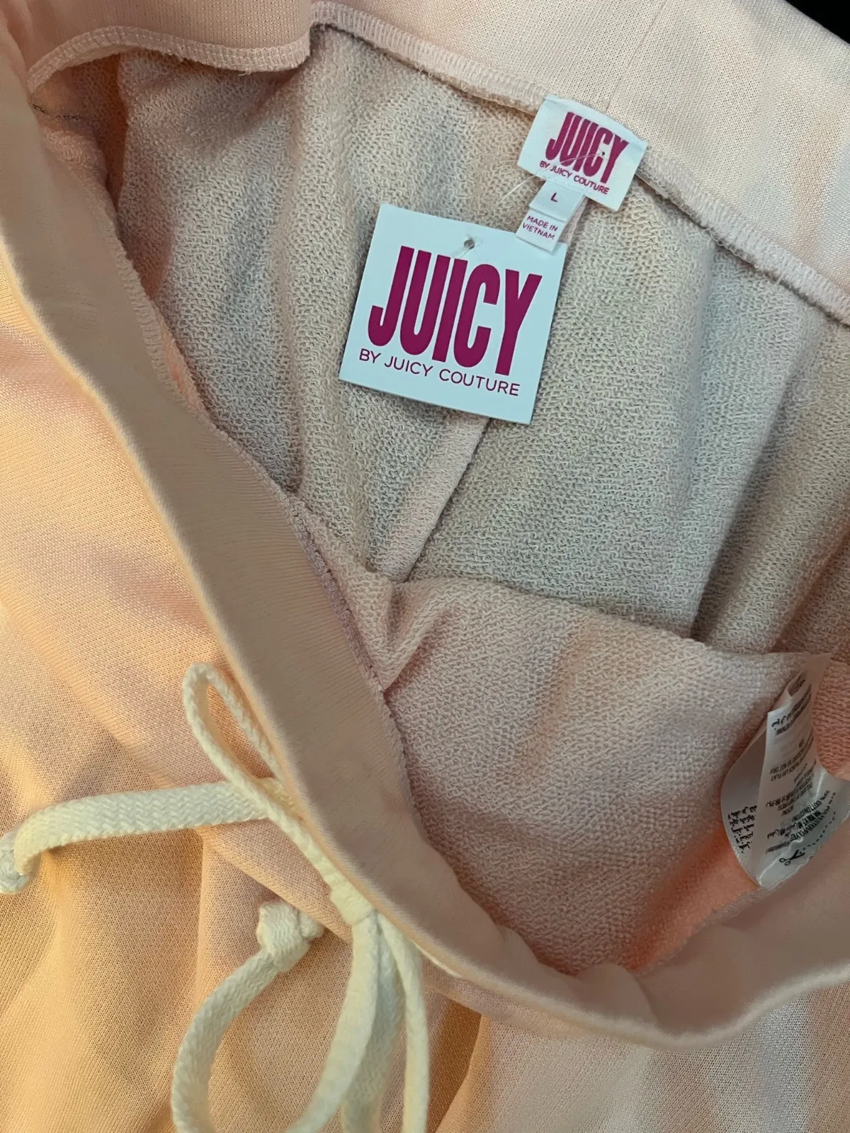 Fustă stil sport Juicy Couture L | Roz, Midi, Talie înaltă, Dungi, Bumbac - Image 8