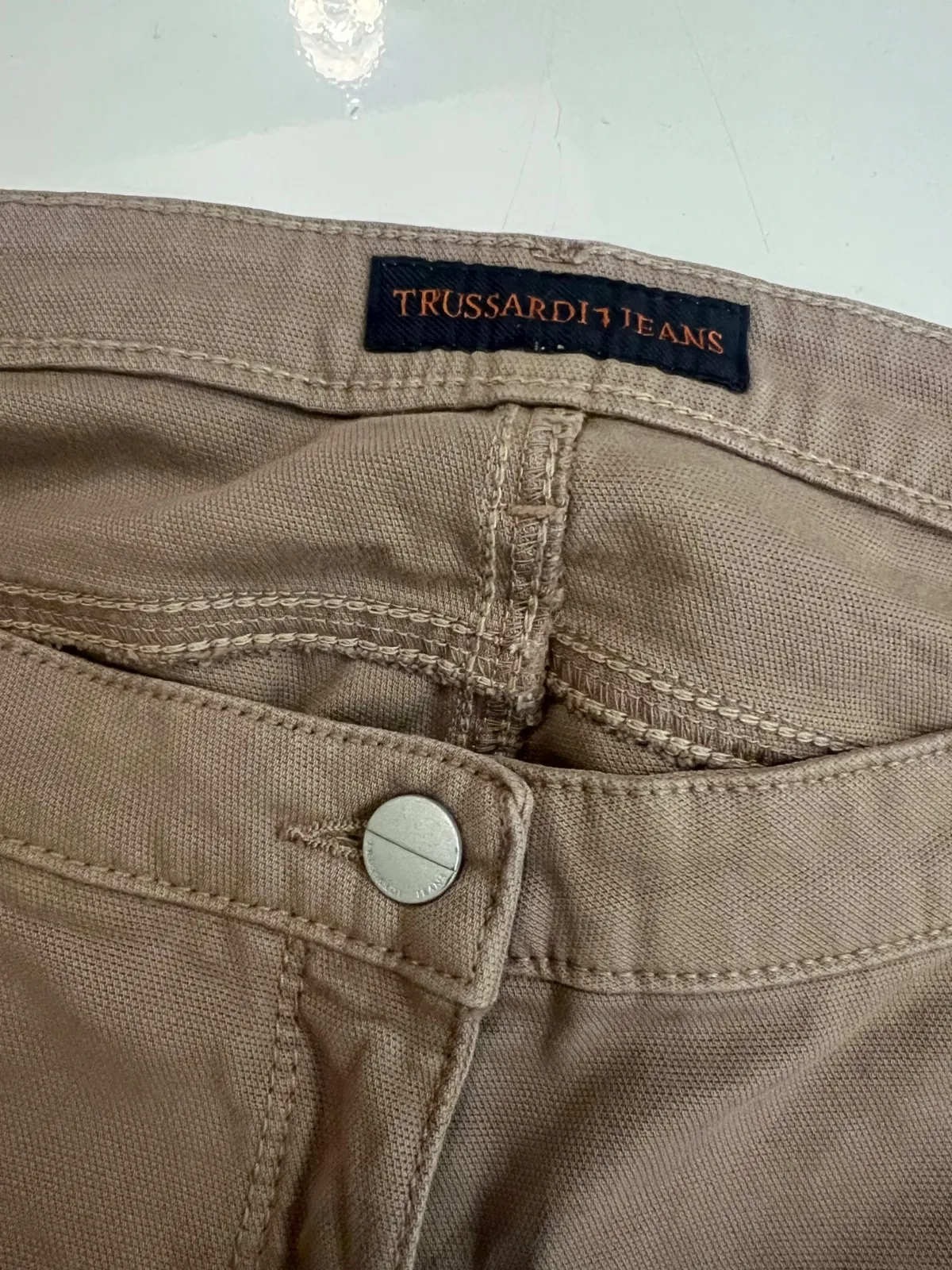Blugi Trussardi M | Caramel, Lungi, Bumbac - Image 5