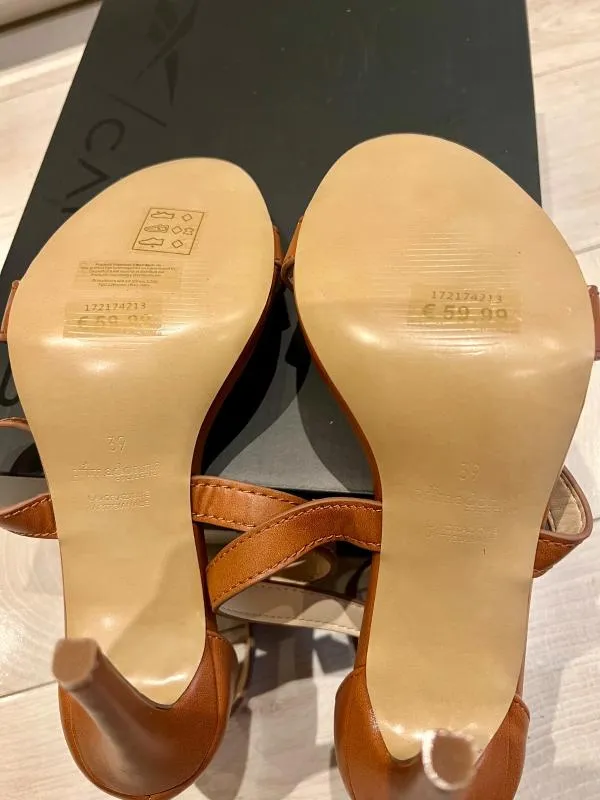 Pantofi cu toc înalt Primadonna EU 39 | Maro, Piele naturală - Image 3