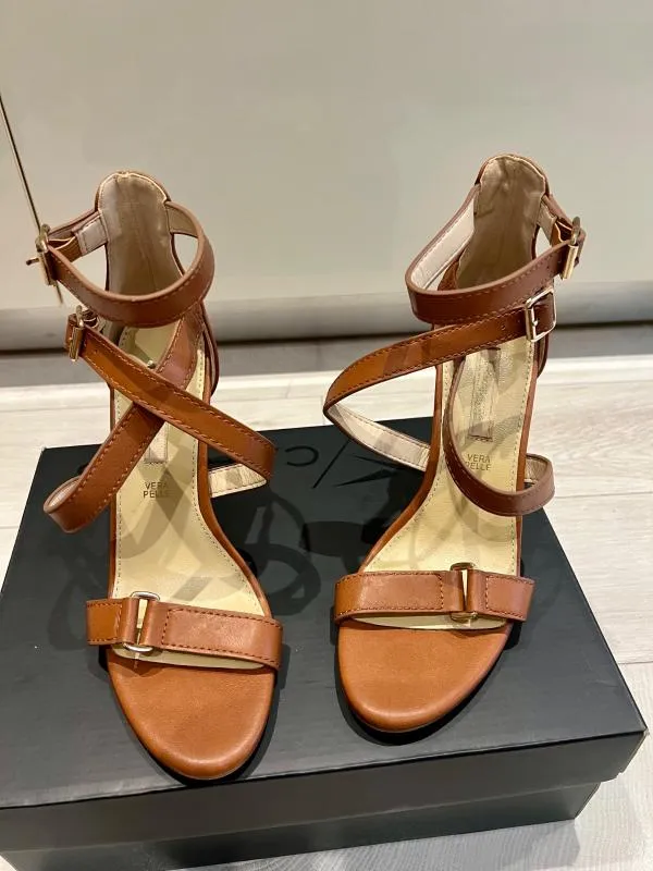 Pantofi cu toc înalt Primadonna EU 39 | Maro, Piele naturală - Image 7