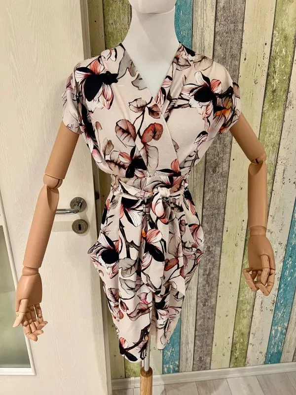 Rochie de ocazie Closet London S | Multicolor, Midi, Mânecă scurtă, Floral & Tropical - Image 2