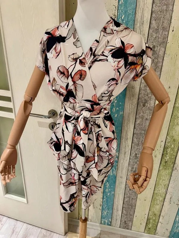 Rochie de ocazie Closet London S | Multicolor, Midi, Mânecă scurtă, Floral & Tropical - Image 5