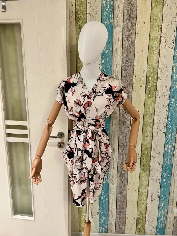 Rochie de ocazie Closet London S | Multicolor, Midi, Mânecă scurtă, Floral & Tropical - Image 6