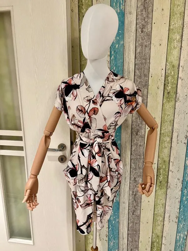 Rochie de ocazie Closet London S | Multicolor, Midi, Mânecă scurtă, Floral & Tropical - Image 7