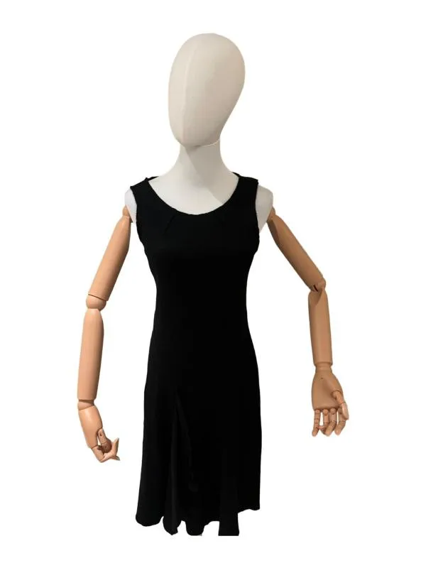 Rochie casual Hobbs London S-M | Negru, Midi, Monocrom, Lână