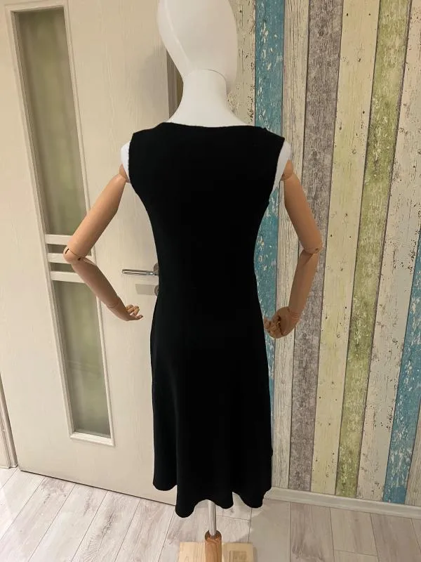 Rochie casual Hobbs London S-M | Negru, Midi, Monocrom, Lână - Image 5