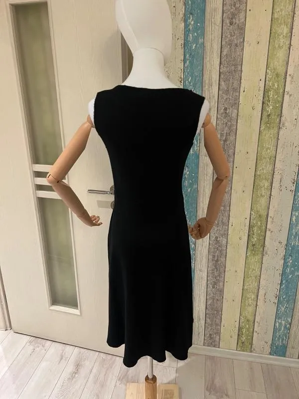 Rochie casual Hobbs London S-M | Negru, Midi, Monocrom, Lână - Image 6