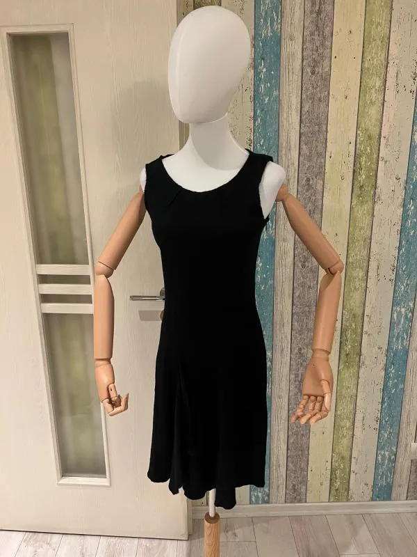 Rochie casual Hobbs London S-M | Negru, Midi, Monocrom, Lână - Image 7