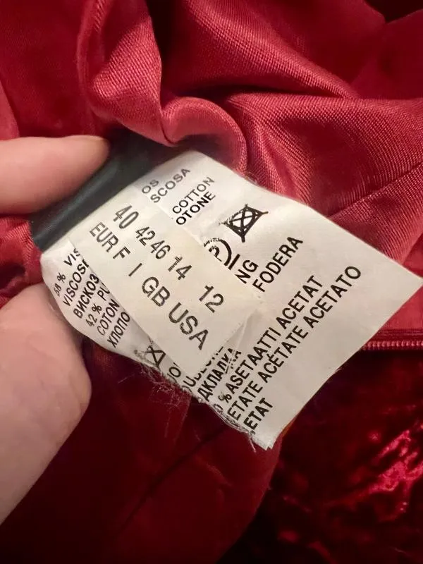 Rochie de ocazie Ril’s M | Burgundy, Maxi, Fără mâneci, Vâscoză - Image 11