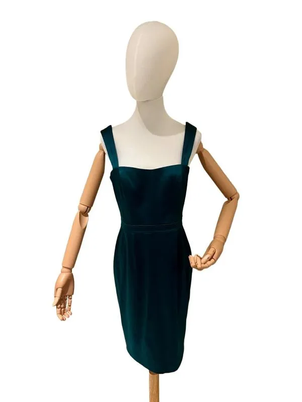 Rochie de ocazie Adrianna Papell M | Verde, Midi, Bretele subțiri, Satinat