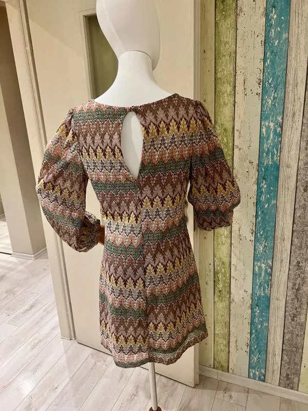 Rochie de seară Miss Selfridge XL | Multicolor, Midi, Mânecă lungă, Broderie - Image 7